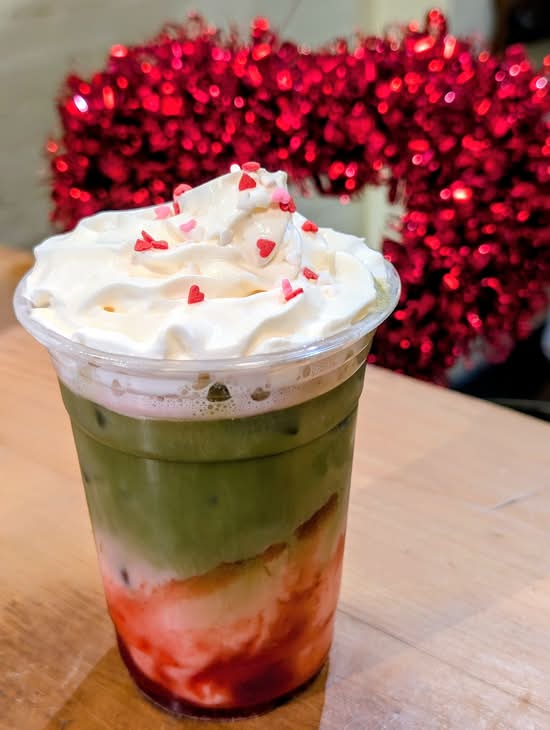 Iced Strawberry Matcha