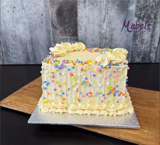 Vanilla Birthday Cake - 4x6"