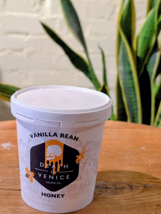 Vanilla Bean Honey Gelato - Death in Venice