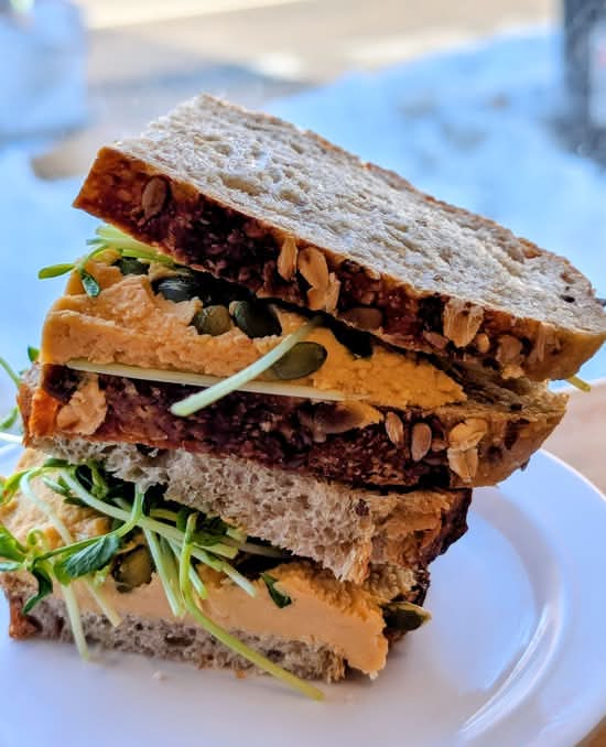Chipotle Hummus Sandiwch