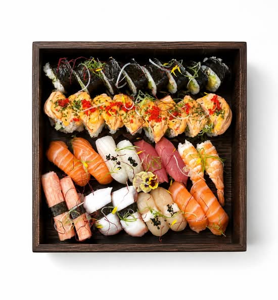 802 Party Tray C | Sushi & Rolls 32 pcs