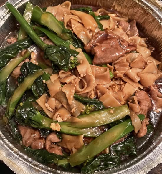 18- Nouilles aux Brocolis Chinois et Bœuf / Noodles with Chinese Broccoli and Beef