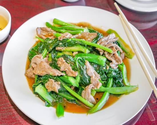 33- Bœuf avec Broccoli Chinois / Beef with Chinese Broccoli