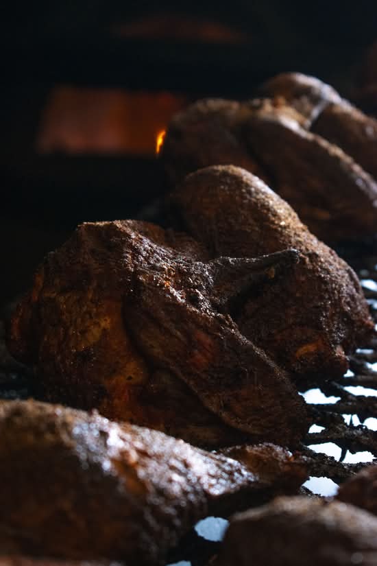 DEMI-POULET BBQ FUMÉ (congelé)
