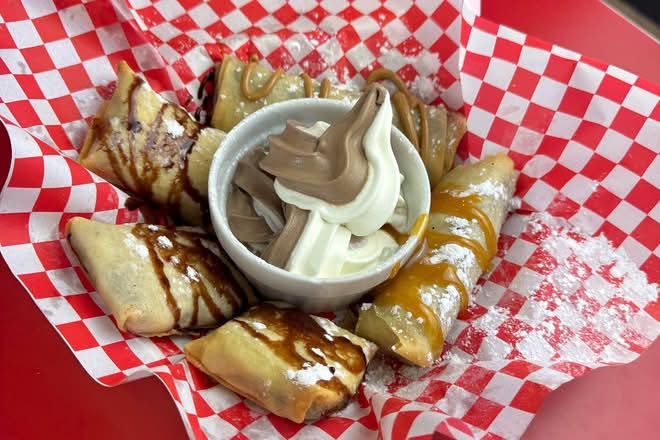 Deep Fried Chocolate Bar Bowl
