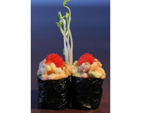 11. Nigiri Syake Tempura (1 Mc) / Nigiri Syake Tempura (1 Pc)