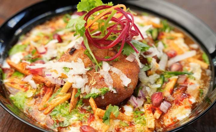 Aloo Tikki Chaat