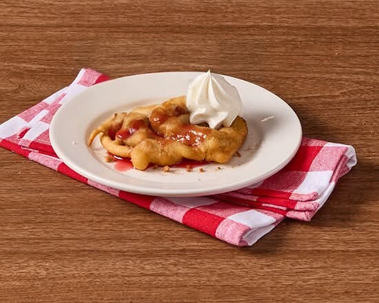 Strawberry Funnel Cake