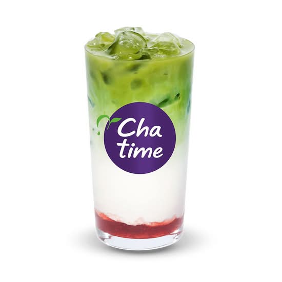 Strawberry Matcha Latte