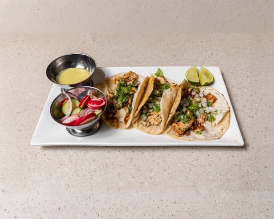 3 Tacos Au Poulet Mariné