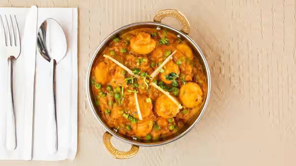 Mushroom Green Peas Curry