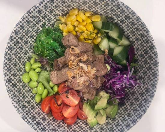 Beef poke bowl