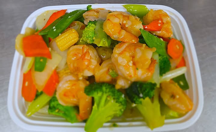Shrimps with Mixed Vegetable