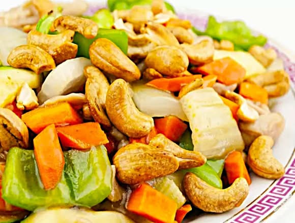 Plain Diced Vegetable With Cashew Nuts
