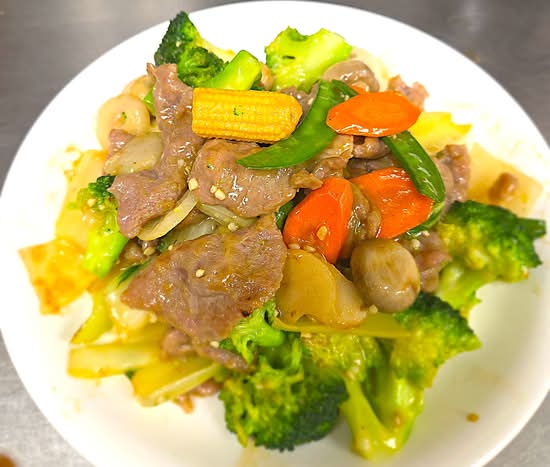 Beef with mix Vegetable