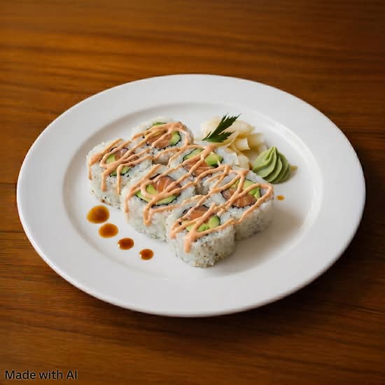 Spicy Salmon Roll (6 Pcs)