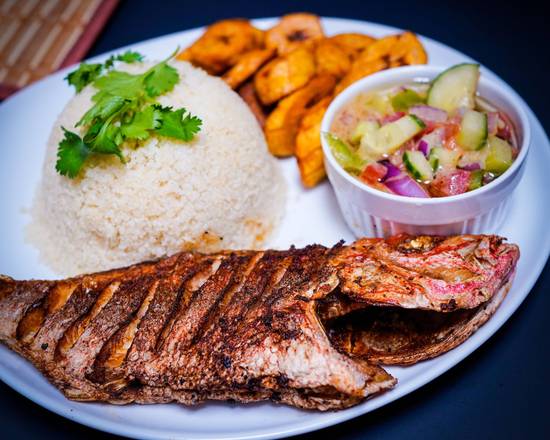 Poisson frit  At/ Fried fish