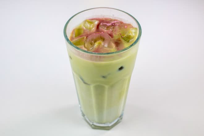 Iced Lavender Matcha