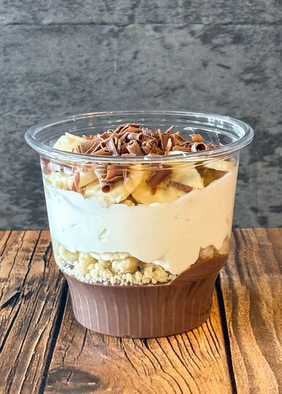 Chocolate Banana Cream Pie Cup