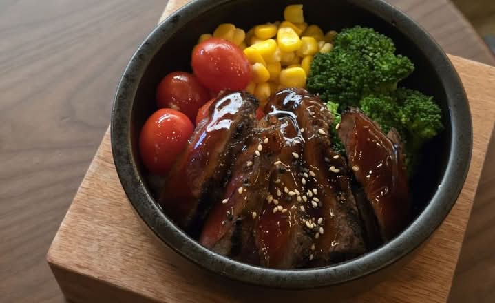 Grilled Rib Eye Steak Set