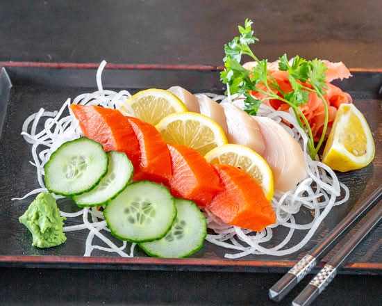 Tuna and Salmon Sashimi