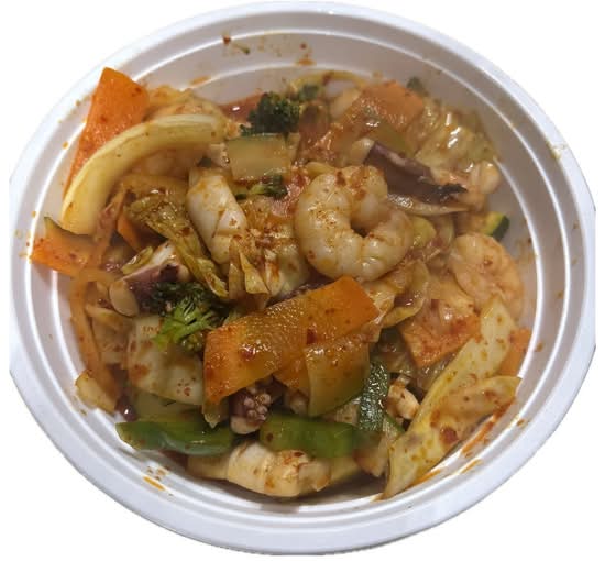 11. Stir Fry Squid and Shrimps (오징어새우볶음)