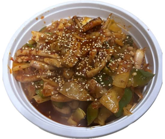 14. Stir Fry Squid (오징어볶음)