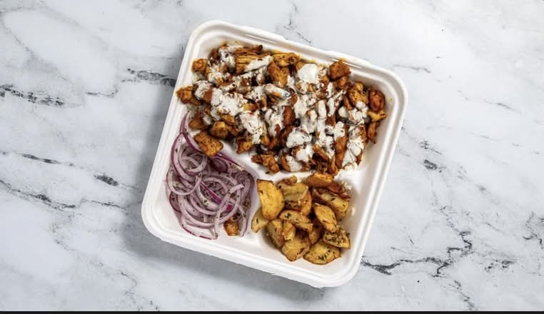 Chicken Shawarma Plate (Delux)
