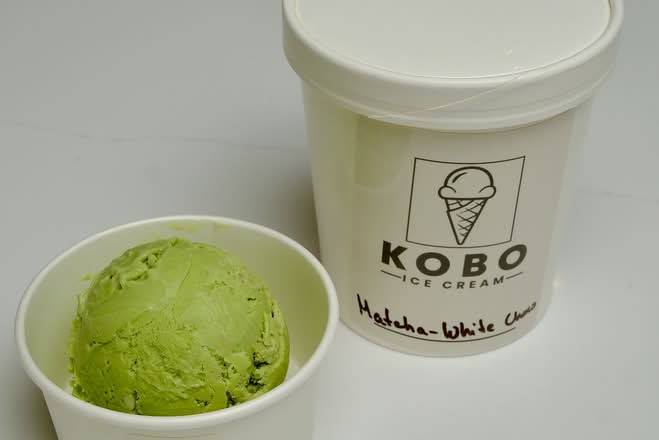 Matcha & White Chocolate Ice Cream