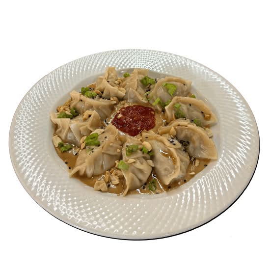 Peanut Butter Hunan Chicken Dumplings (Raviolis Hunan Au Poulet Et Au Beurre De Cacahuète)