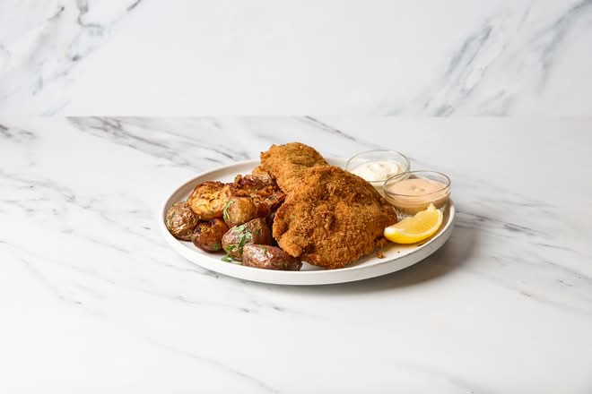 Chicken Schnitzel Plate