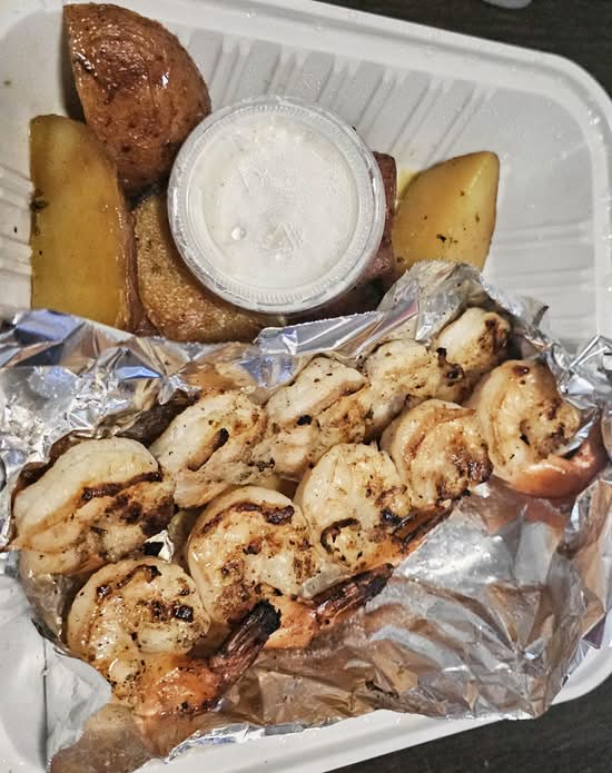 Grilled Shrimp Dinner
