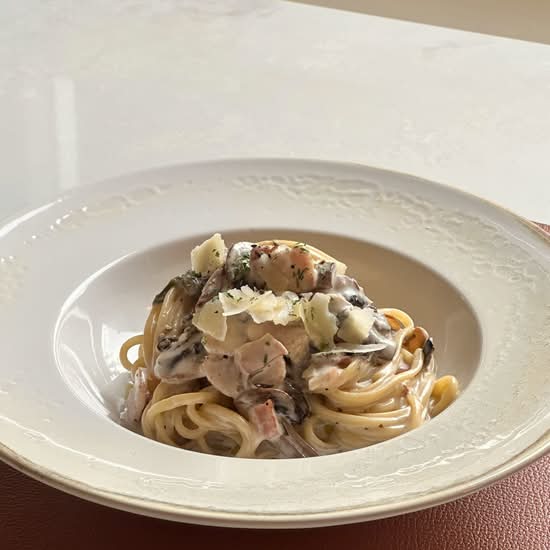 Smoked Bacon Cream Pasta