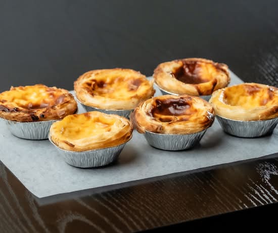6 pcs Pastel De Nata Custard Tart