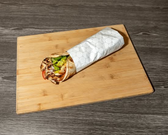 Grilled Chicken Kabob Wrap