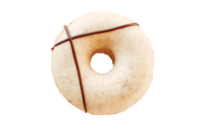 Espresso & White Chocolate Gluten-Free Donut