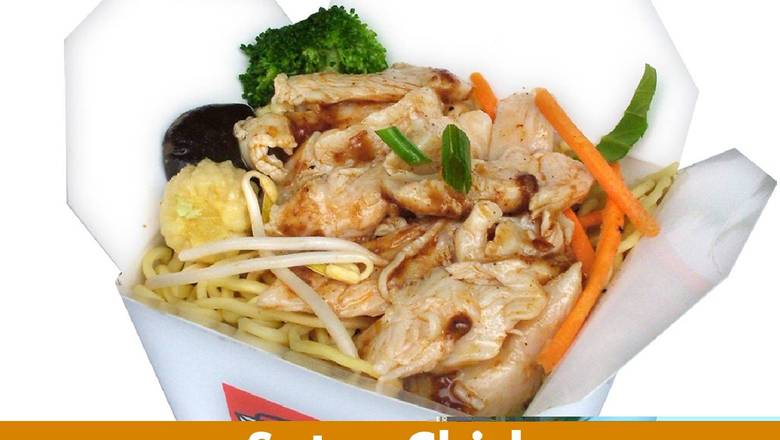 1. Satay Chicken Noodles