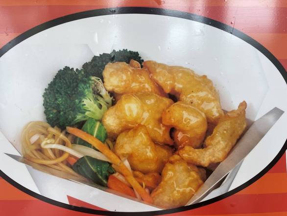 17. Honey Chicken Noodles