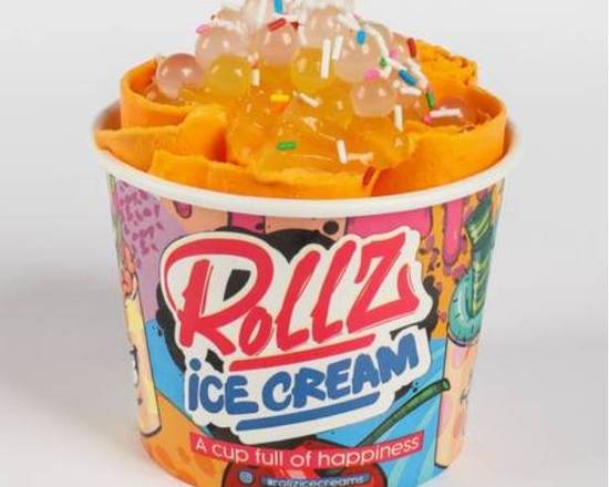 Mango Delight Thai Roll Ice Cream