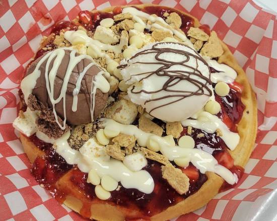 Strawberry Cheesecake Waffle
