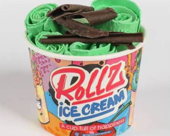 Mint Chip Mash Up Thai Roll Ice Cream