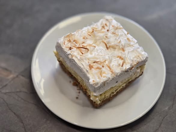 Coconut Cream Pie Slice