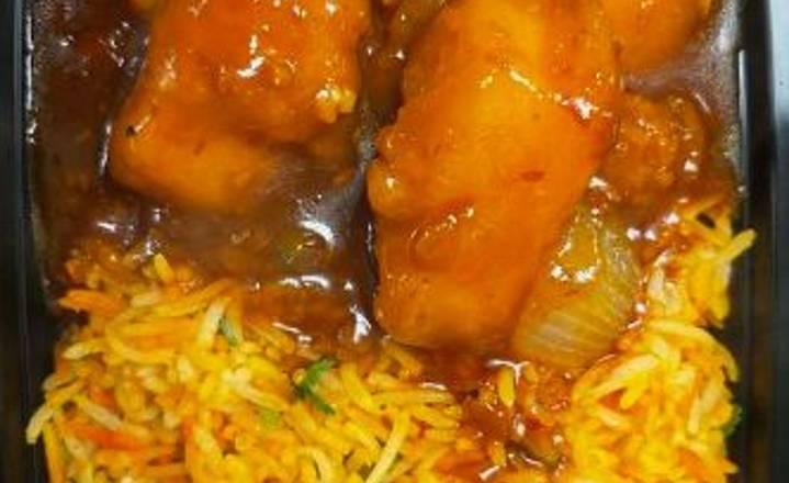Chilli chicken Biryani