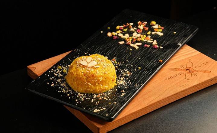 Garama Garam Suji Badam halwa
