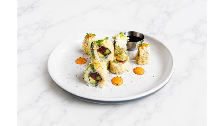 Tuna and Avocado Crunch Roll