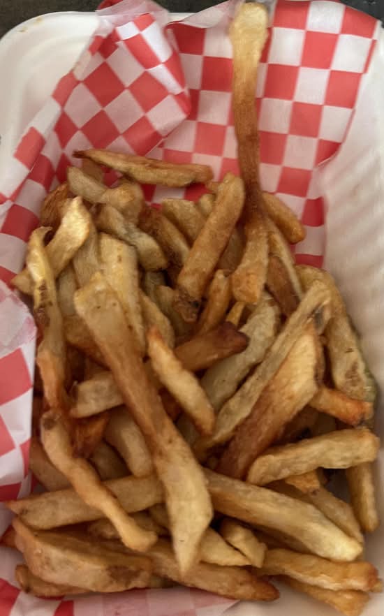 Basket of Freshly Cut Fries