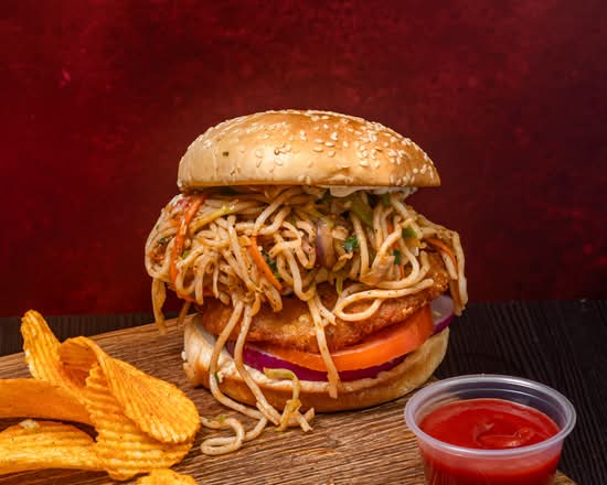 Noodles Tikki Burger