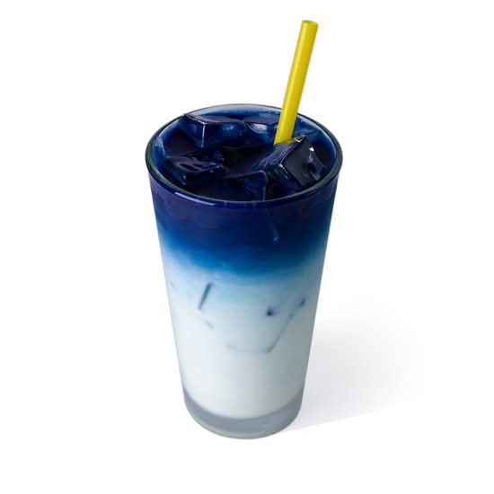 Iced Blue Latte
