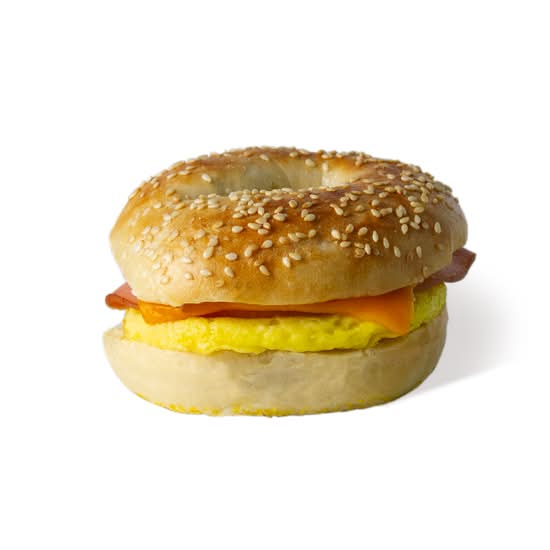 Ham & Cheddar Breakfast Bagel