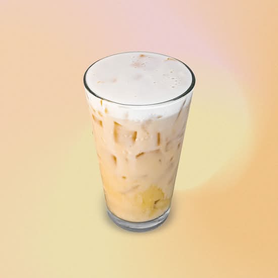 Iced Honey Oat Hojicha Latte